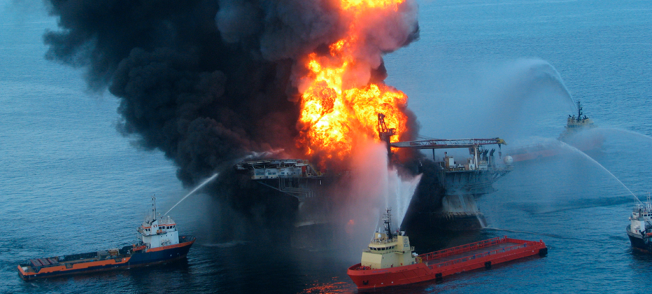 Explosion in an oil and gas articles.