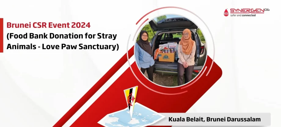 SynergenOG Brunei Team Supports Local Animal Welfare Through Food Bank Donation | CSR Event 2024
