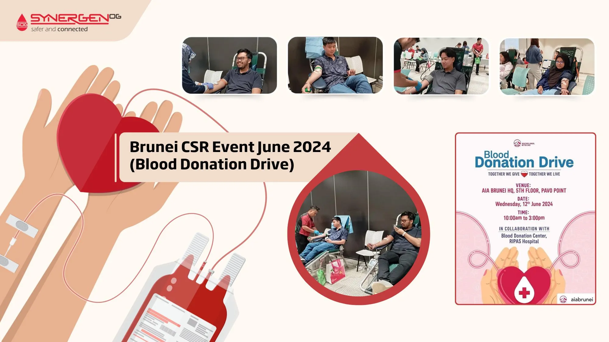 Brunei CSR Event June 2024 (Blood Donation Drive)