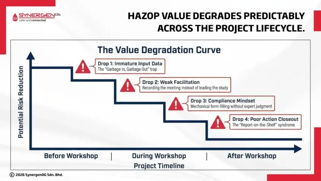 the hazop degradation curve